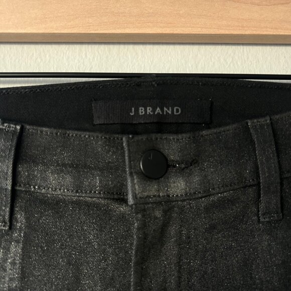 J Brand Jeans | Maria High Rise Skinny Denim Pants Silver Lament Size 29 - Picture 4 of 9